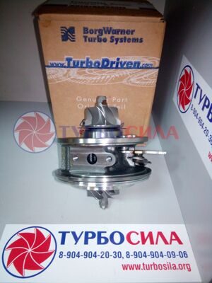 Картридж 53037100555 / 5303-710-0555 турбокомпрессора BV43, Hyundai Grand Starex / KIA Sorento , 2.5л D4CB 16V 125kW / 170 л.с., BorgWarner