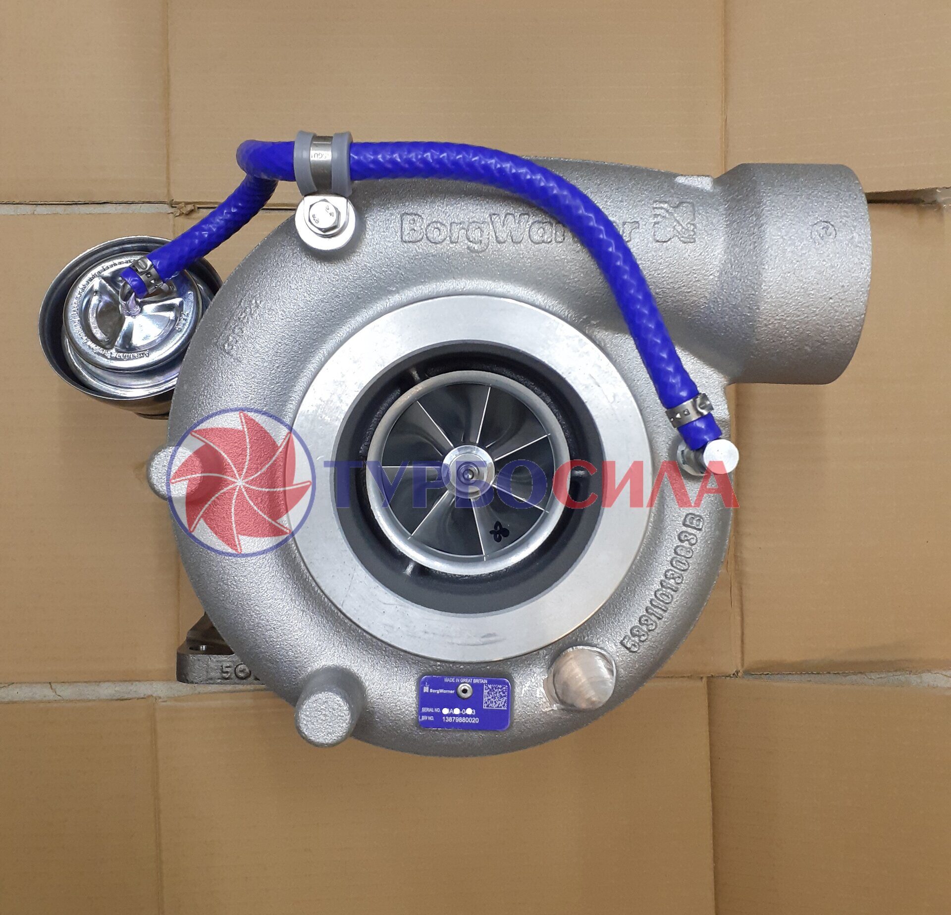 Турбокомпрессор Deutz Industrial 11.9л TCD2015V6, 2006-10гг, Турбина  BorgWarner B3G 4263001 / 4264040 / 4263544 / 4263543 / 4264008 / 4265279 /  1387-988-0020 / 1387-988-0011 / 1387-988-0015 / 13879880011 / 13879880015 /  1387